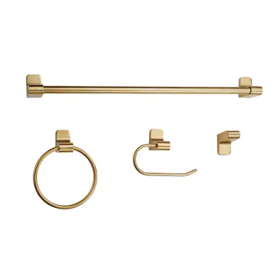 globe-electric-51695-positano-4-piece-bath-hardware-set-with-towel-bar-towel-ring-robe-hook-and-toilet-paper-holder-in-matte-brass