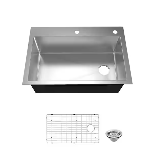 glacier-bay-fsdr3022e1acc-tight-radius-drop-in-undermount-18g-stainless-steel-30-in-single-bowl-kitchen-sink-with-accessories