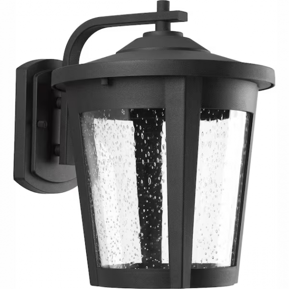 progress-lighting-p6079-3130k9-east-haven-led-collection-1-light-textured-black-clear-seeded-glass-transitional-outdoor-large-wall-lantern-light