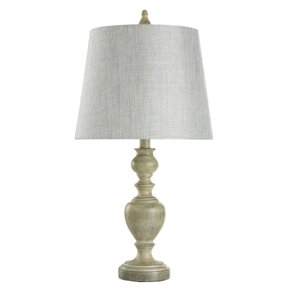 stylecraft-l27726ds-25-in-distressed-gray-cream-table-lamp-with-gray-cream-hardback-fabric-shade