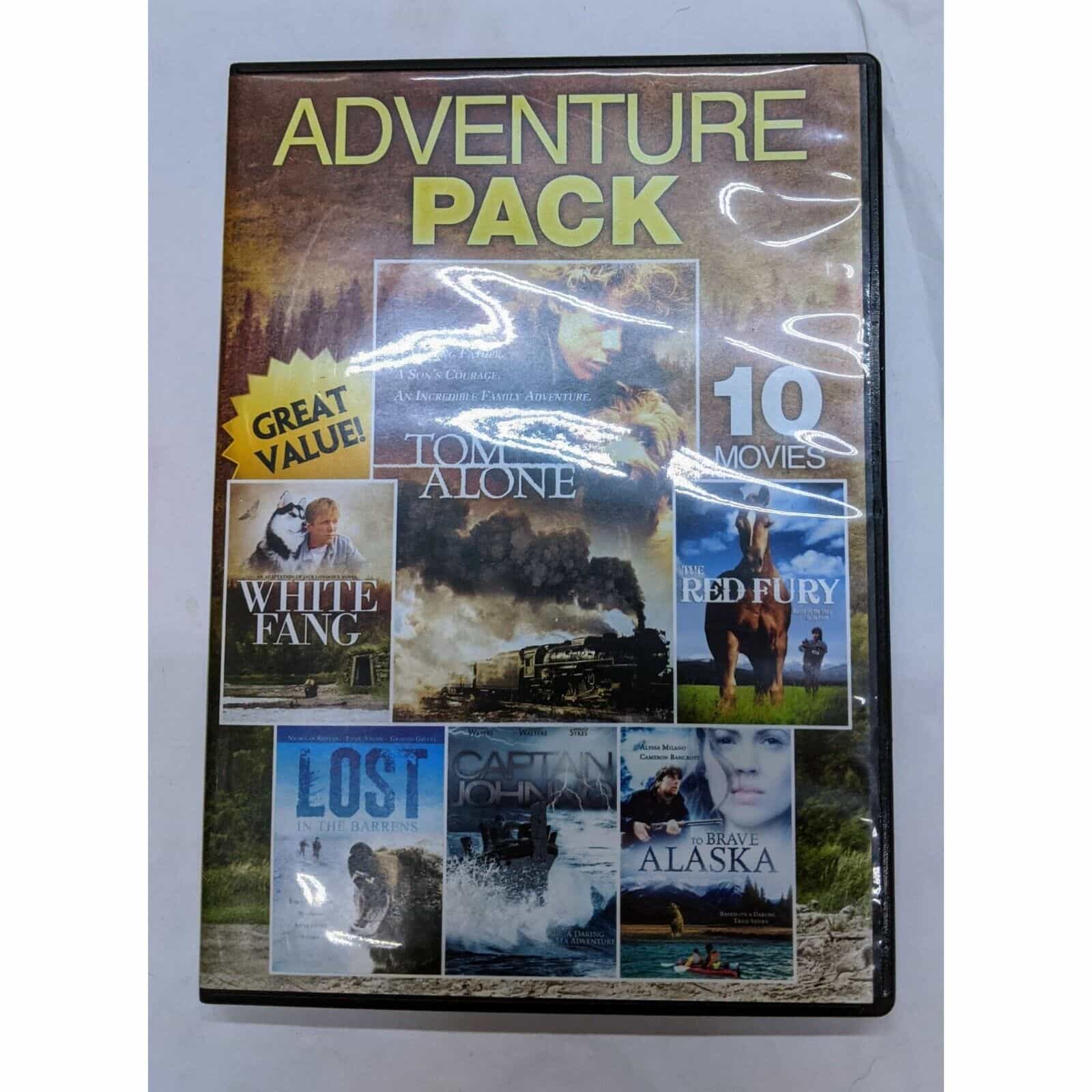 Adventure Pack 10 Children’s Movies 2 DVD Set