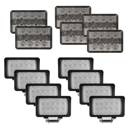 Complete Flood Beam LED Light Kit for Case IH Combines & Cotton Pickers – (Pkg. of 14) – 8302322