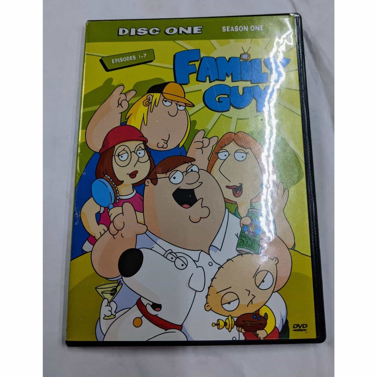 Family Guy TV Series Season One disc one replacement disc