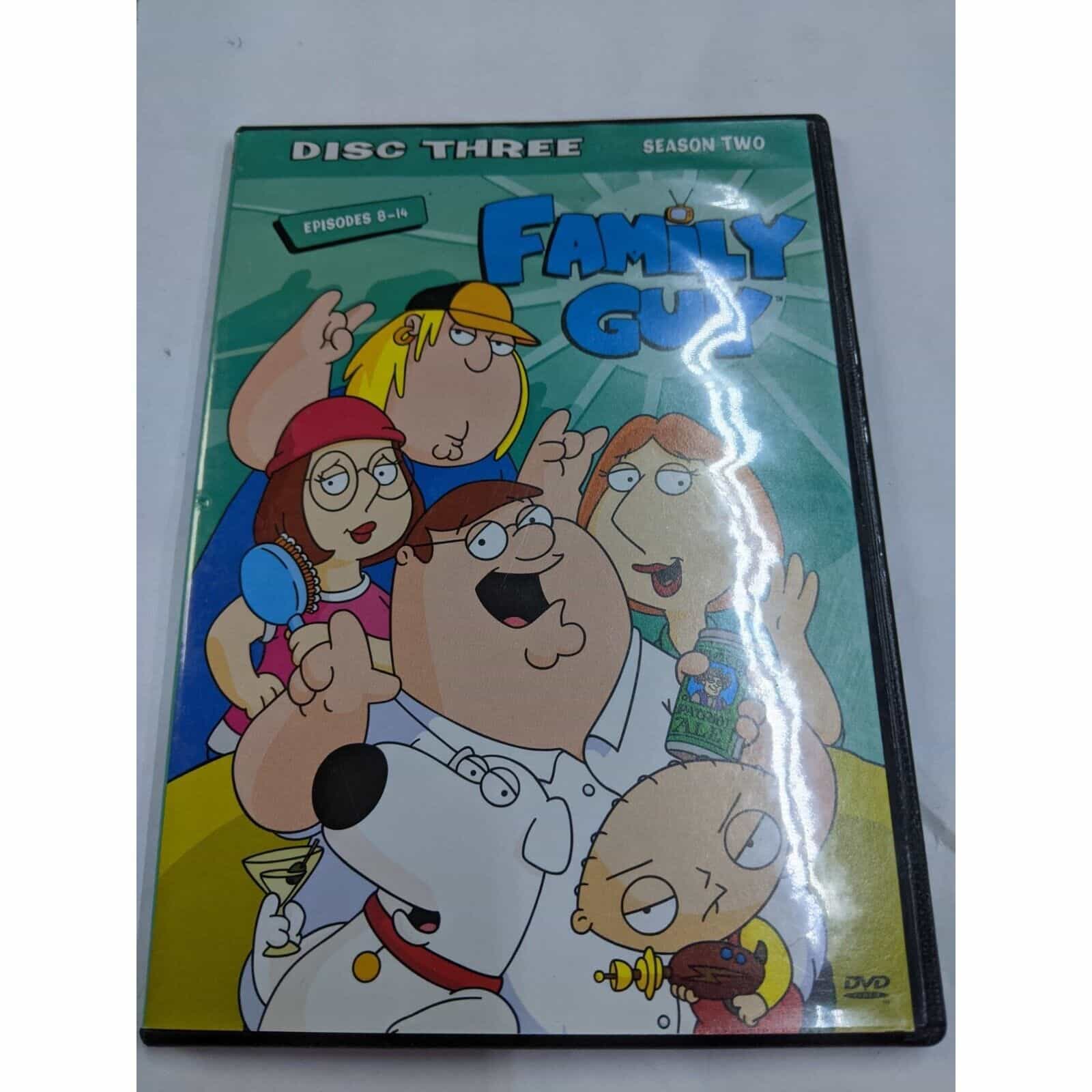 Family Guy TV Series Season Two Disc Three Replacement Disc