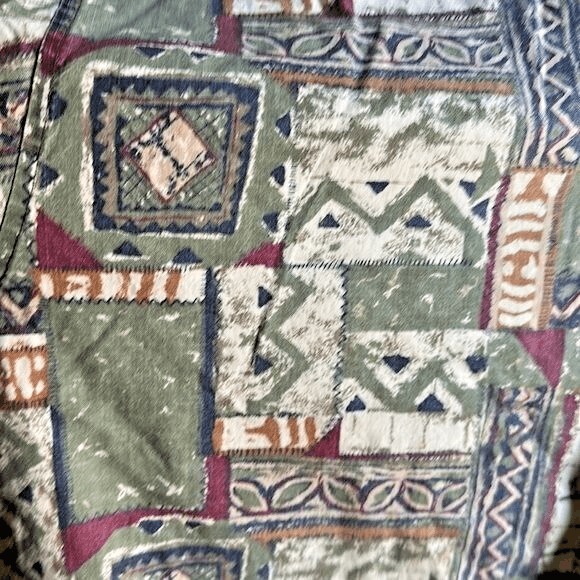 world-island-casual-button-down-hawaiian-print-shirt-size-xl