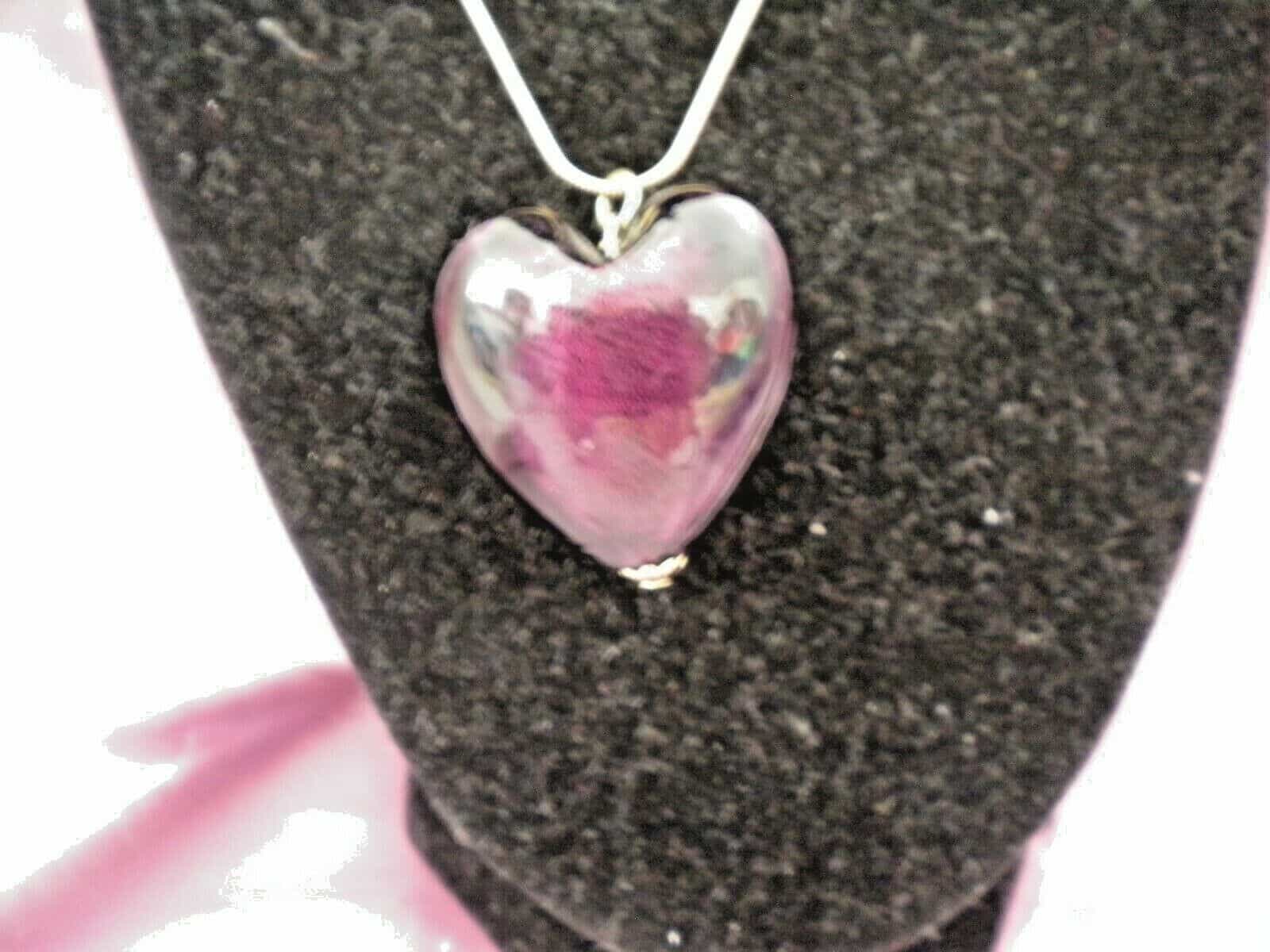 heart-necklace-dark-purple-puffed-enamel-retro-style