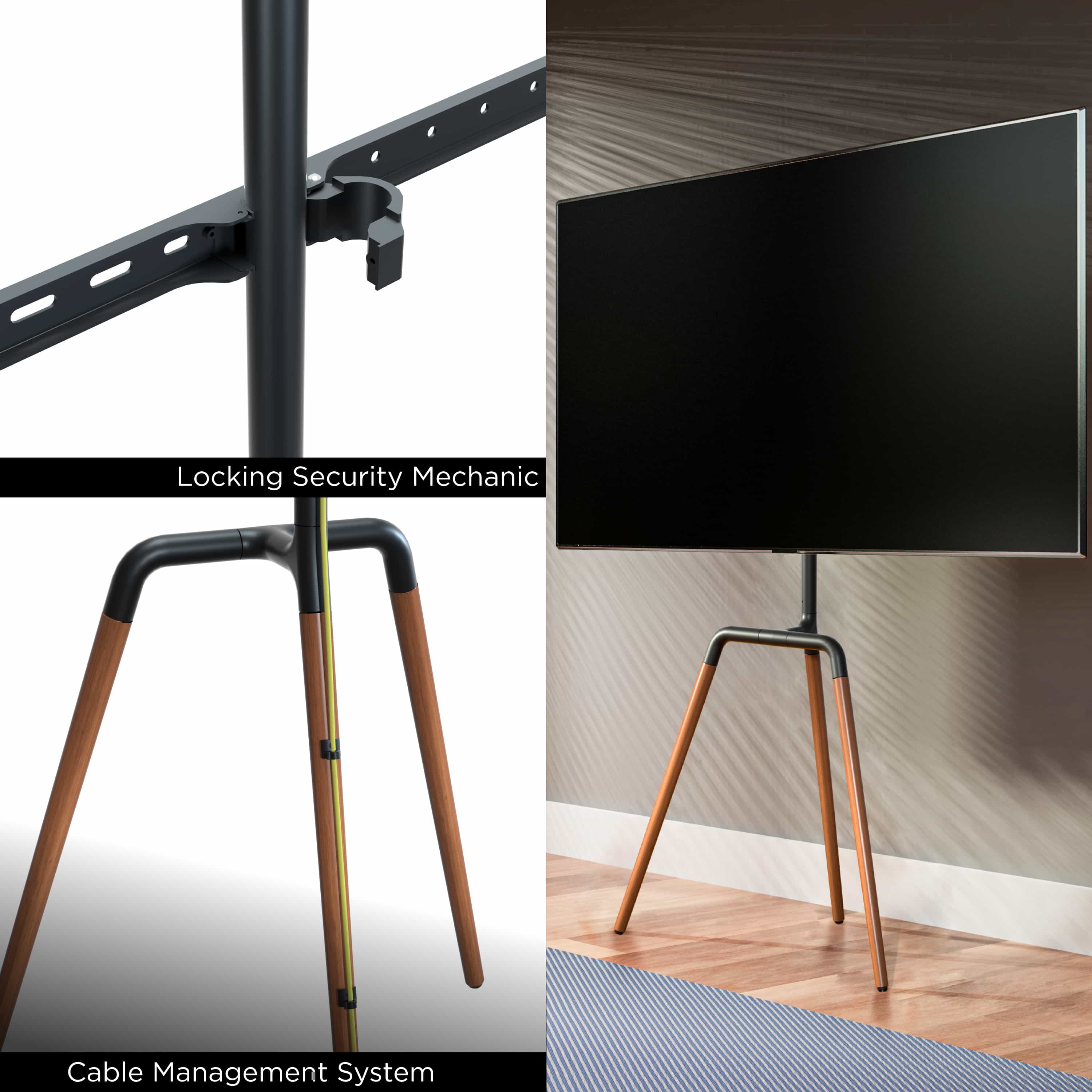 promounts-modern-easel-tv-floor-stand-with-180-swivel-and-tripod-base-for-47-72-inches-screens-afmss6404