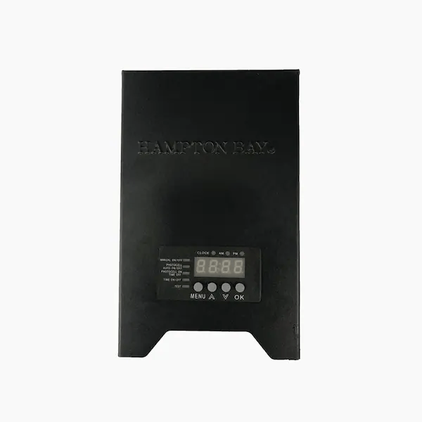 Hampton Bay DIY-300PS Low-Voltage 300-Watt Landscape Lightin Transformer with Dusk to Dawn Sensor