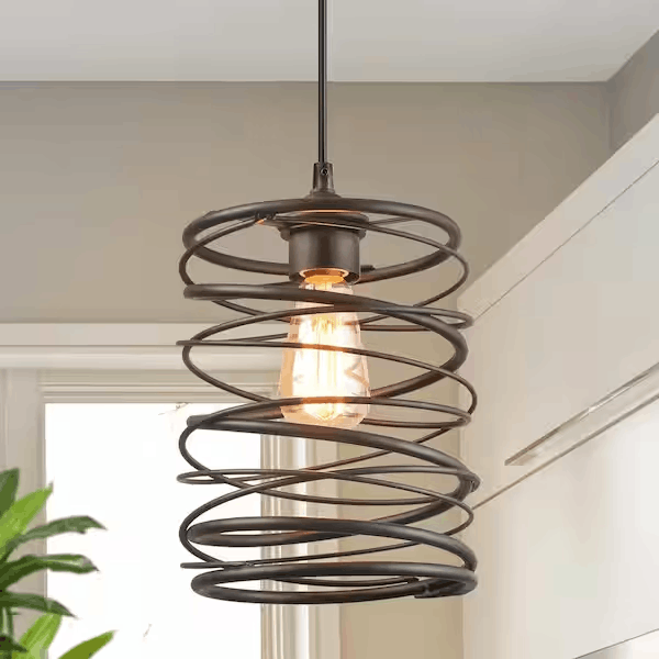 lnc-a03291-lavie-8-in-1-light-rusty-bronze-industrial-pendant-light-with-spiral-iron-lantern-cage