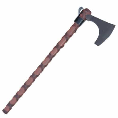 Hand Forged Viking Age Carbon Steel Bearded Axe – Fully Functional 30″