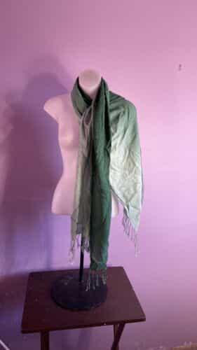 Scarf Pashima Green Gradient Colors Large