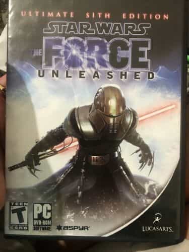 2 Games Star Wars The Force Unleashed Ultimate Sith Edition PC DVD-ROM Complete