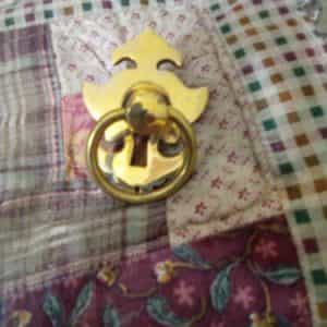 8 Vintage Brass Cabinet/Drawer Ring Pulls
