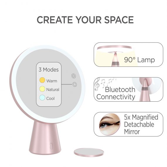 one-personal-collection-lighted-makeup-mirror-with-bluetooth-opcm003-bt
