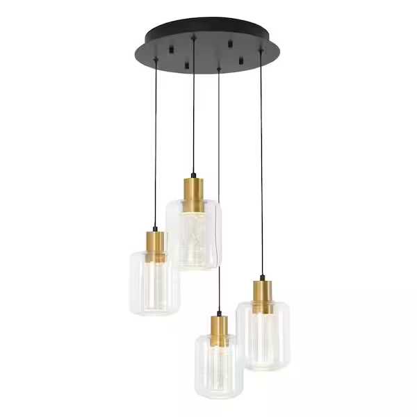 artika-pdt4-cg-essence-globe-25-watt-4-light-black-and-gold-modern-integrated-led-pendant-light-fixture-for-dining-room-or-kitchen