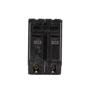 GE THQL2115 Q-Line 15 Amp 2 in. 2-Pole Circuit Breaker