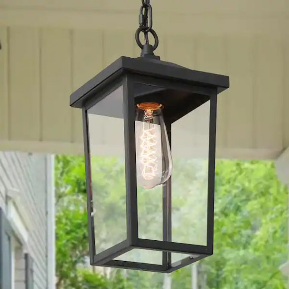 lnc-f6nribhd14375u7-matte-black-modern-1-light-lantern-outdoor-hanging-geometric-hanging-pendant-light-with-clear-glass-shade-for-patio
