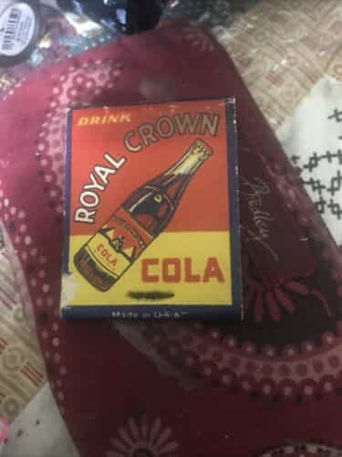 Royal Crown Cola Vintage 1930’s Era Matches