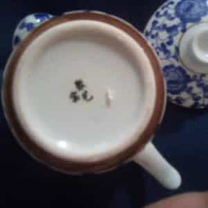 vintage japanese teapot porcelain