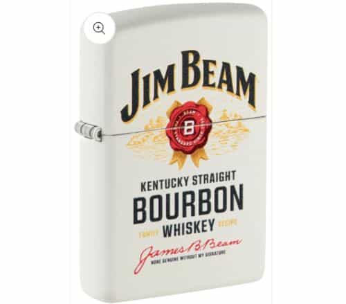 1-Zippo Jim Beam Kentucky Bourbon White Matte 1- Black Matte Lighter. Get Both!