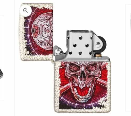 2-zippo-skull-design-mercury-glass-pocket-lighters-see-photos-both-new