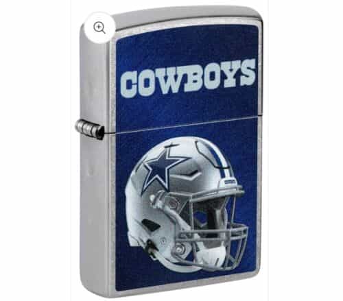 2-dallas-cowboys-original-street-chrome-zippo-lighters-each-shown-new-in-box