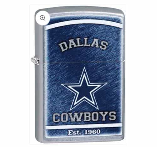2-dallas-cowboys-original-street-chrome-zippo-lighters-each-shown-new-in-box