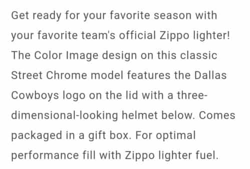 2-dallas-cowboys-original-street-chrome-zippo-lighters-each-shown-new-in-box