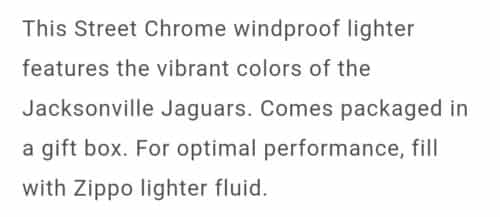 zippo-nfl-lighter-jacksonville-jaguars-street-chrome-finish-new-limited-quant