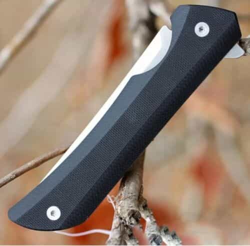 ruike-hussar-14c28n-plain-blade-black-g-10-handle-pocket-clip-p121b