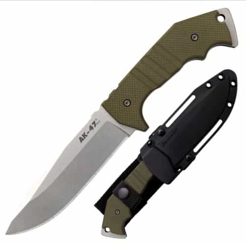 cold-steel-ak-47-field-fixed-blade-knife-od-green-handle-plain-edge-sheath-new