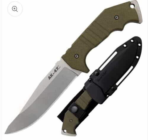 cold-steel-ak-47-field-fixed-blade-knife-od-green-handle-plain-edge-sheath-new