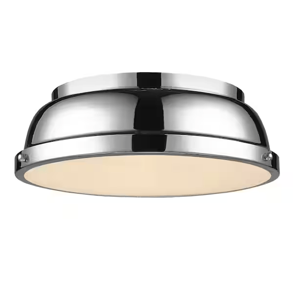 golden-lighting-3602-14-ch-ch-duncan-14-in-2-light-chrome-flush-mount-with-chrome-shade