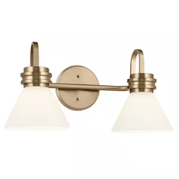 kichler-55154cpz-farum-19-25-in-2-light-champagne-bronze-modern-bathroom-vanity-light-with-opal-glass-shades