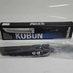 Cold Steel Kobun Fixed Knife 5.5″ AUS8A Steel Tanto Blade Black Kray-Ex Handle