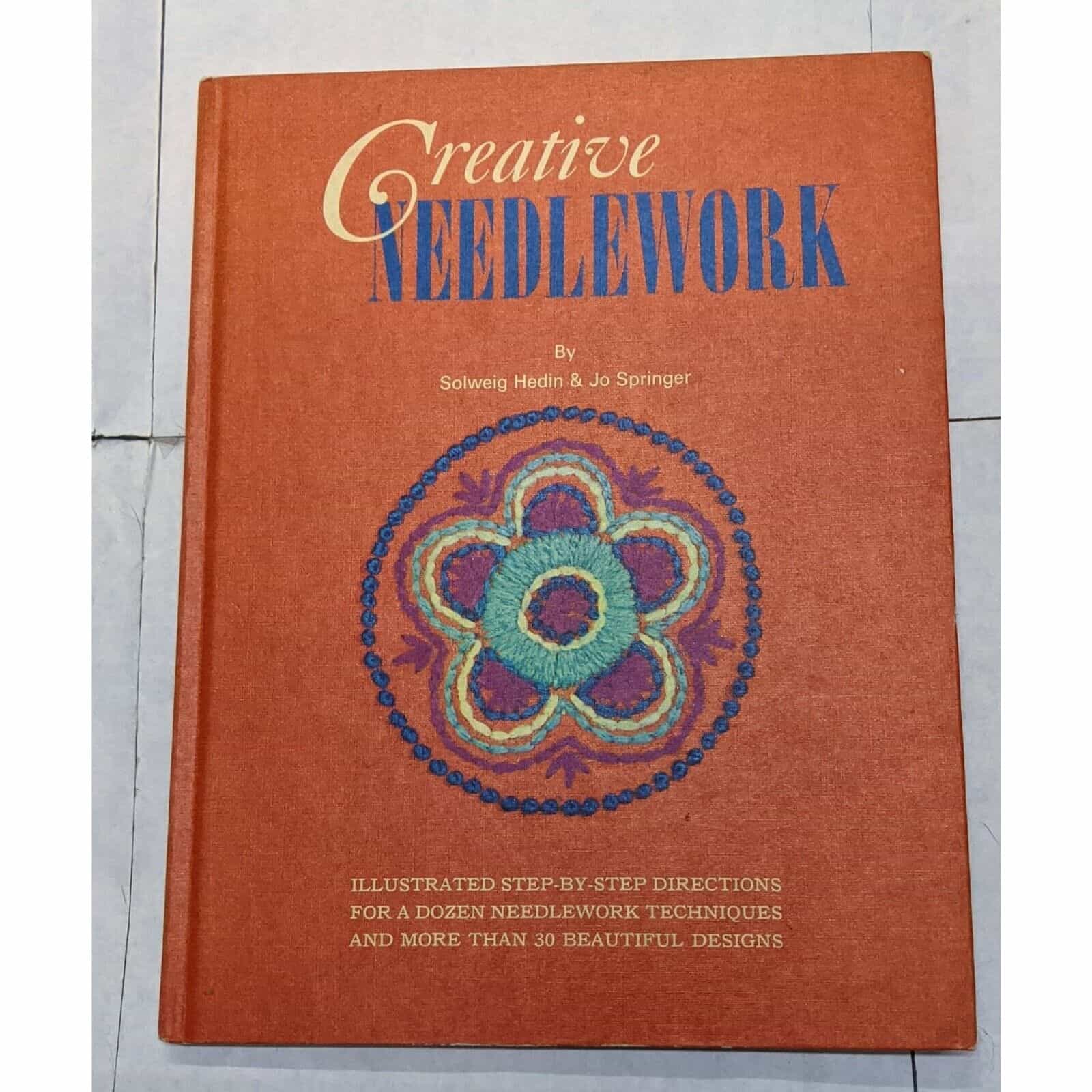 Creative Needlework Pattern Antique Book