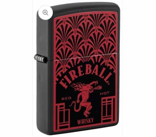 Get 4 Zippo Fireball Whiskey Dragon Red Matte Windproof Lighters See Photos NEW