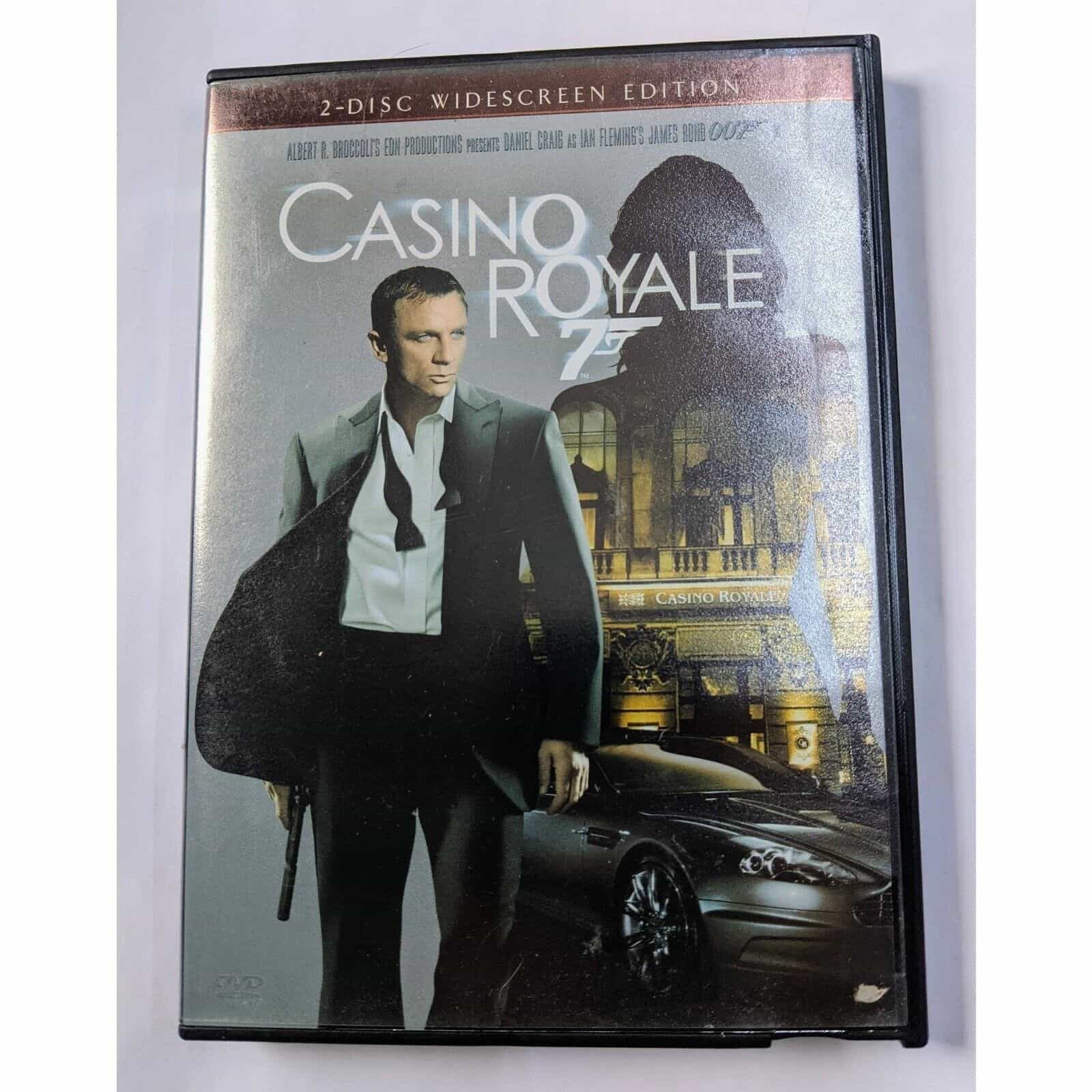 James Bond Casino Royale 2006 Two Disc Widescreen Edition DVD Movie