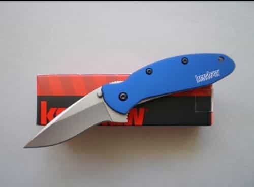 Kershaw Scallion Linerlock Assisted Opening Blue KS1620NB USA