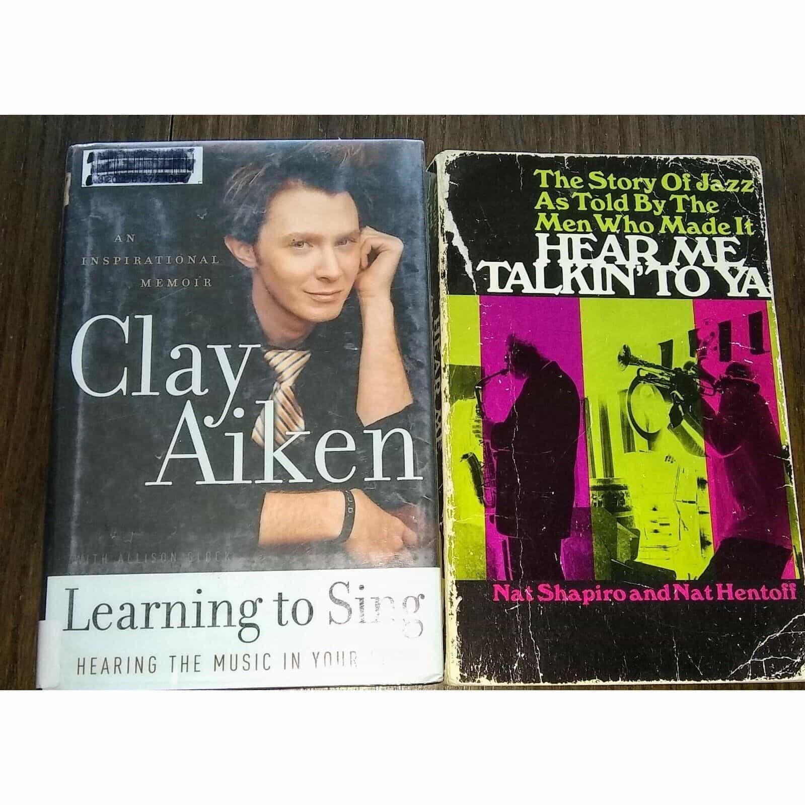 Music Biographies/Autobiographies (x2) – Clay Aiken, Nat Shapira, Nat Hentoff