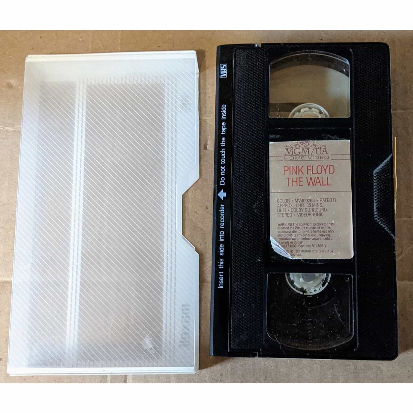 Pink Floyd The Wall VHS Tape