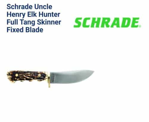 Schrade 1116408 Uncle Henry Fixed Blade Knife W/ Brown Leather Sheath Included.