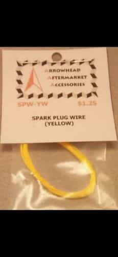 Spark Plug Wire ~ Yellow (5 Ft.)