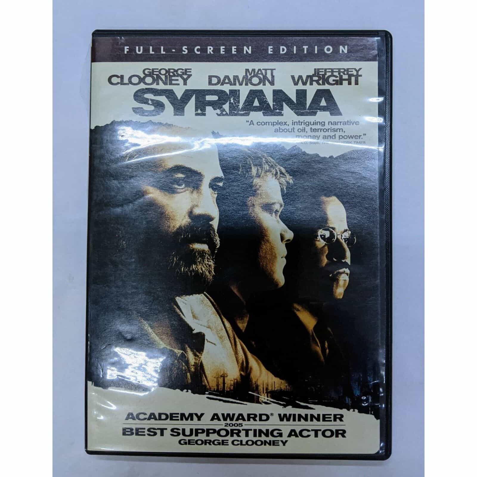 Syriana DVD movie – Full Screen Edition