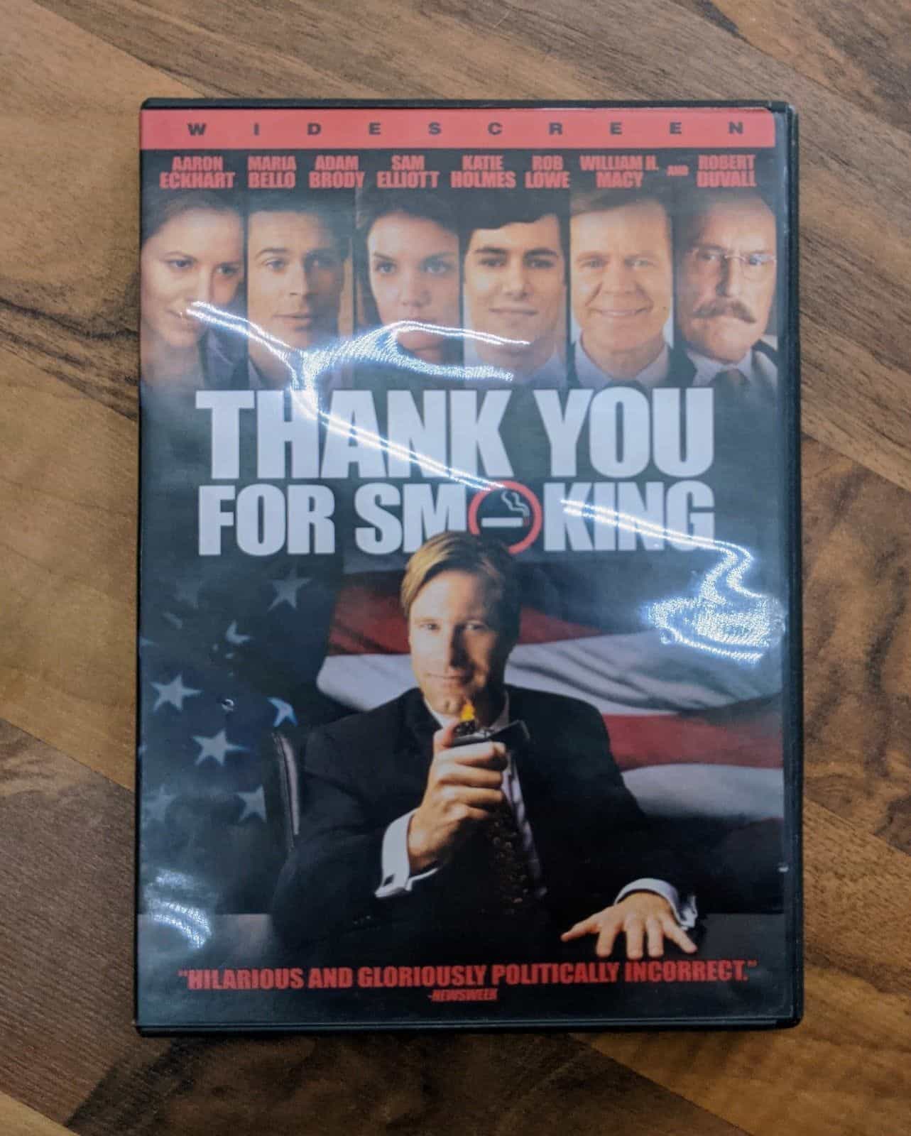 Thank You For Smoking DVD Movie – widescreen edition