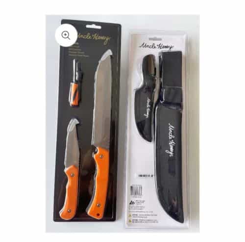 Uncle Henry 2 Piece Fixed Knife with Fire Starter Combo. Get a Bruin FREE!