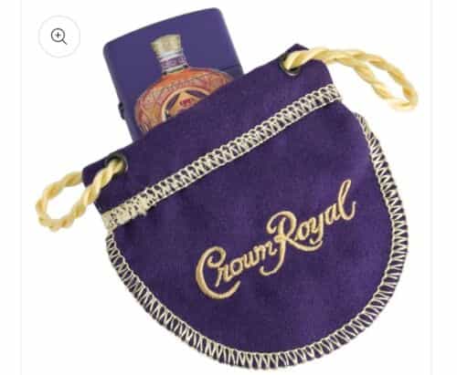 Zippo 49661 Crown Royal Purple Matte Windproof Lighter and Pouch Gift Set – NEW