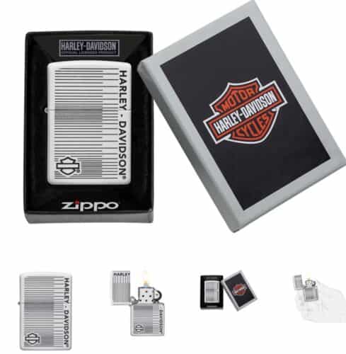 Zippo Windproof Harley Davidson Lighter, Bar & Shield Logo, 49465, New In Box