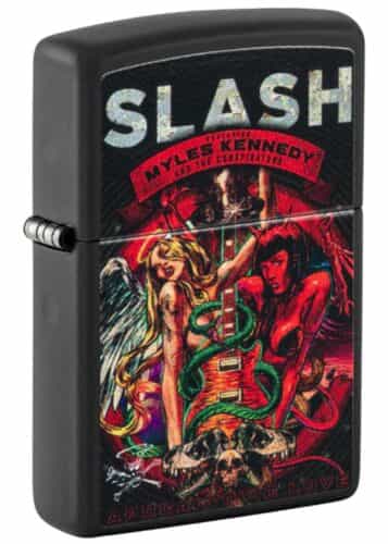 Zippo Windproof Lighter, Slash Apocalyptic Love, Black Matte, 48187, New In Box