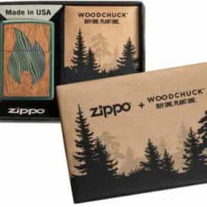 ZIPPO Woodchuck Large Flame Chameleon WindProof Lighter NEW 49057